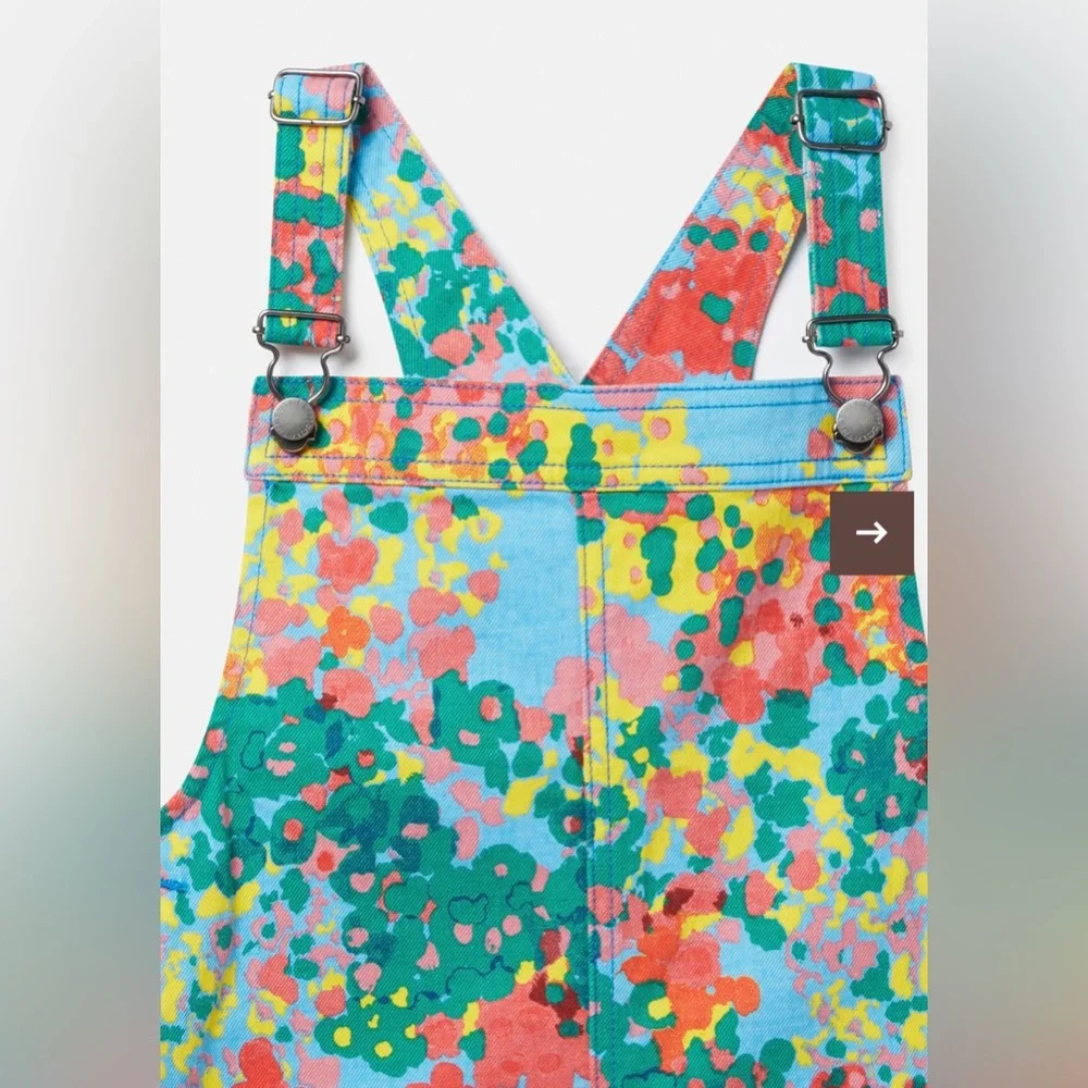 Stella McCartney Kids Floral Splash Dress - Picture 8 of 9